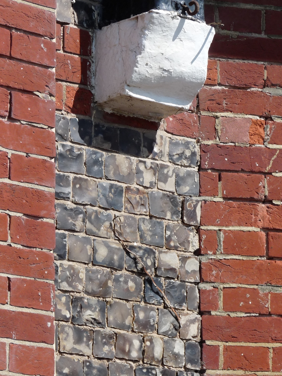 Example Flint and brick wall