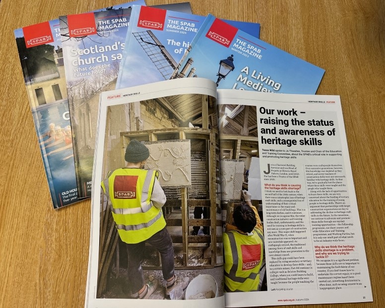 Stack of SPAB Magazines