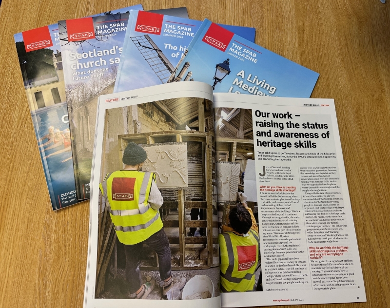 Stack of SPAB Magazines