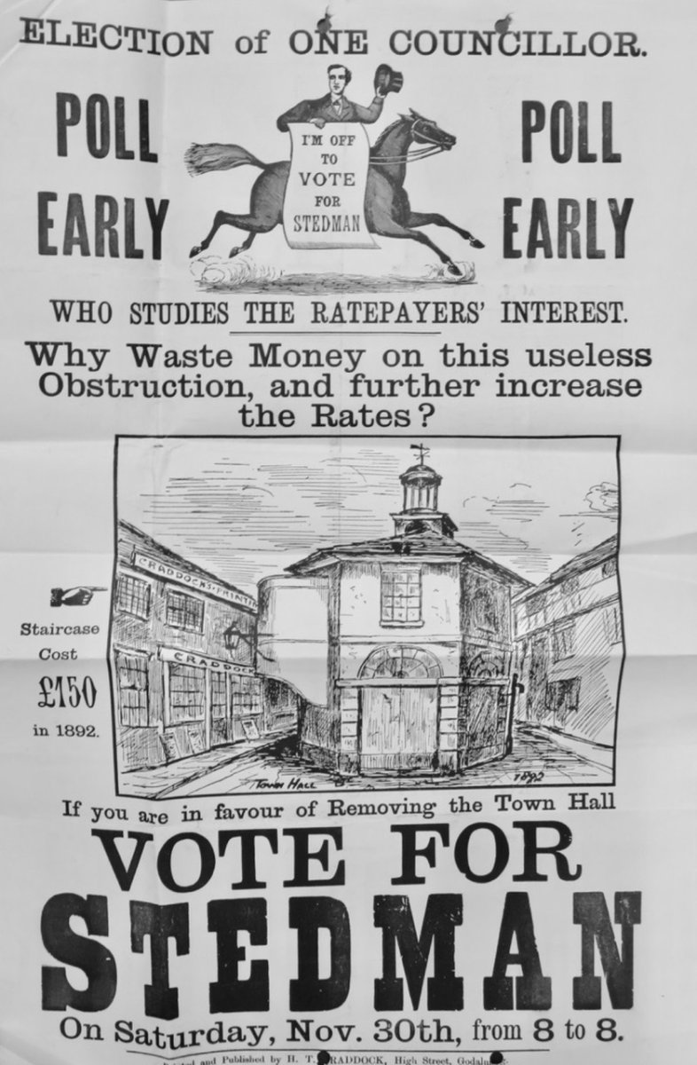 1901 election post showing the pepperpot 